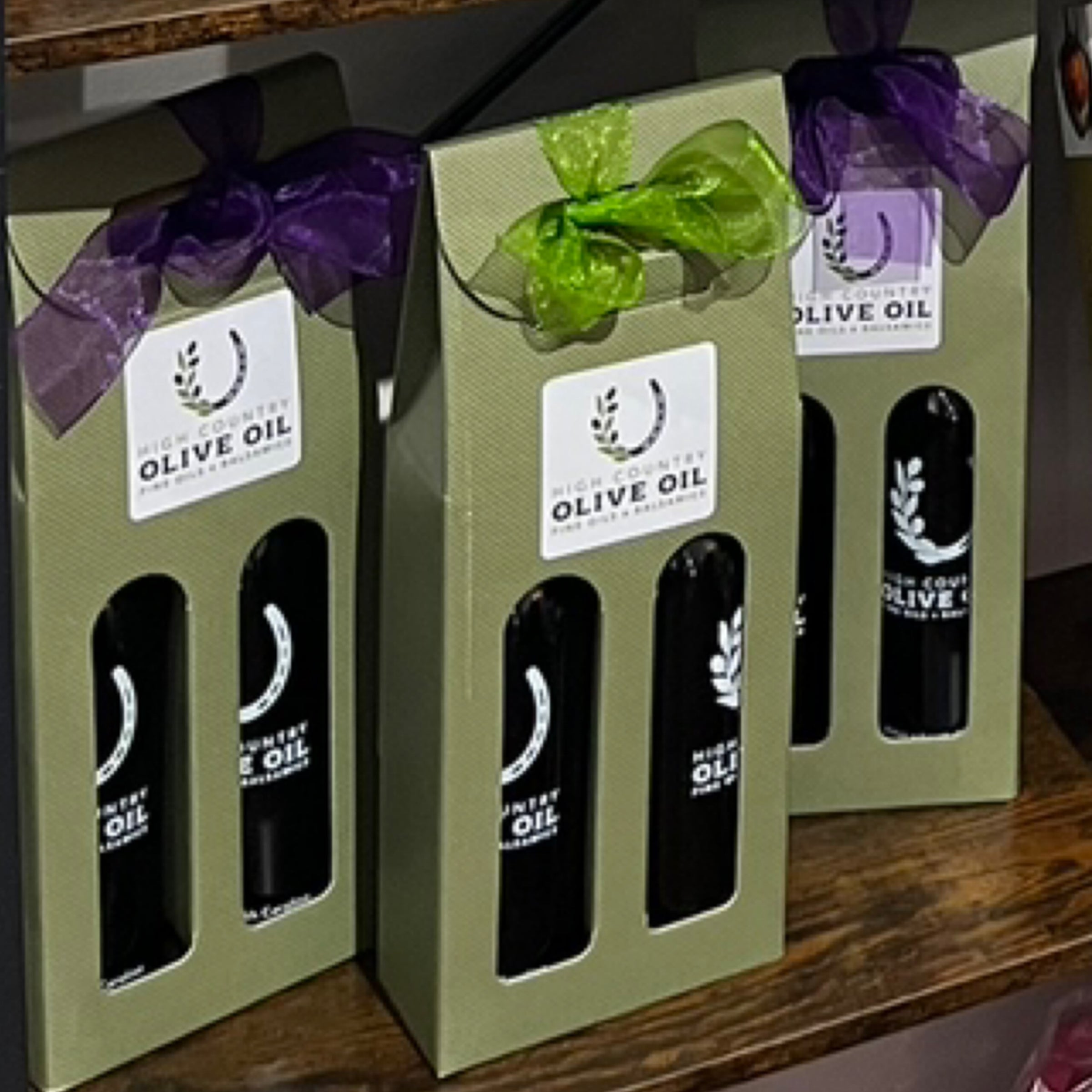 Gift Set 2 Bottle Box | High Country Olive Oil Aiken, SC